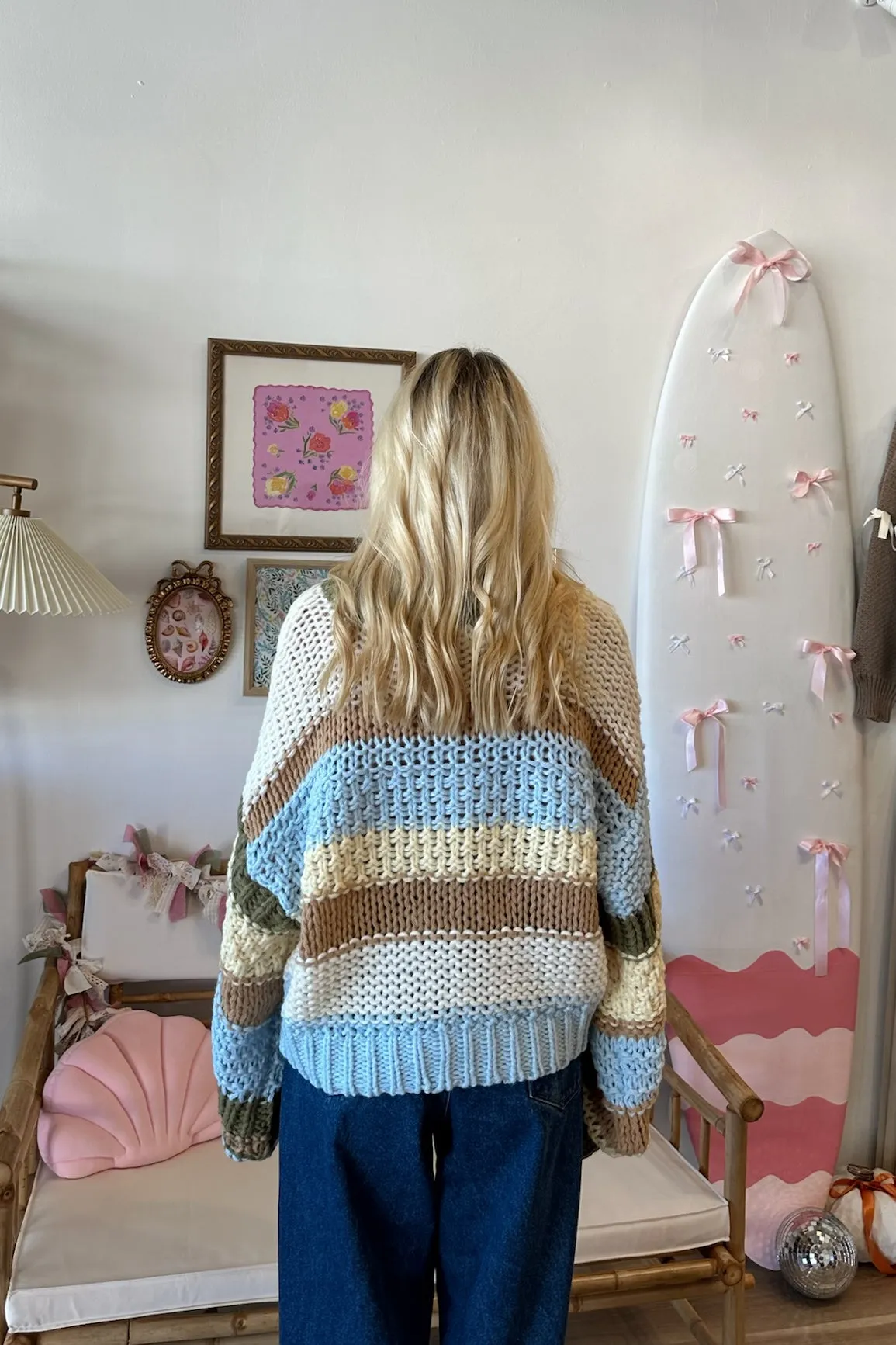 Abigail Striped Cardigan