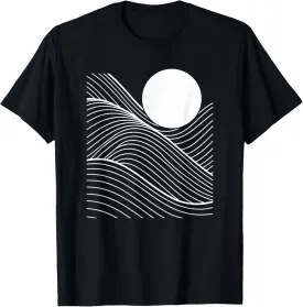Abstract Line Art Geometric Pattern Mosaic T-Shirt