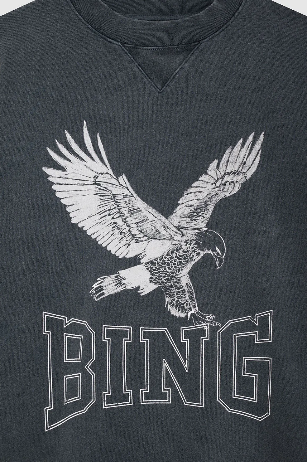 ALTO SWEATSHIRT RETRO EAGLE - WASHED BLACK