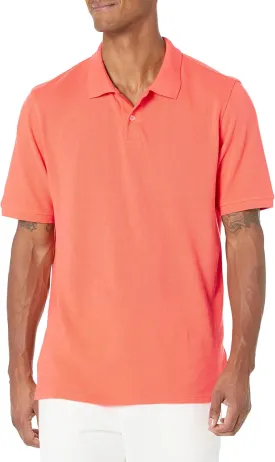 Amazon Essentials Men's Regular-Fit Cotton Pique Polo Shirt (Available in Big & Tall)
