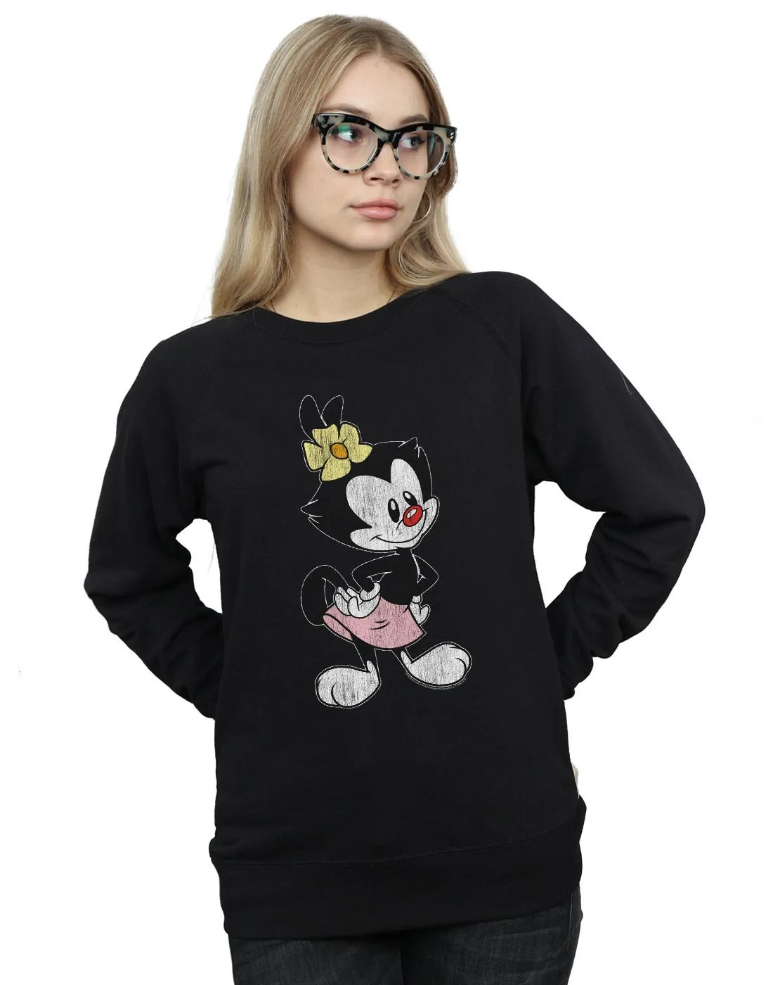 Animaniacs Womens/Ladies Dot Classic Pose Sweatshirt