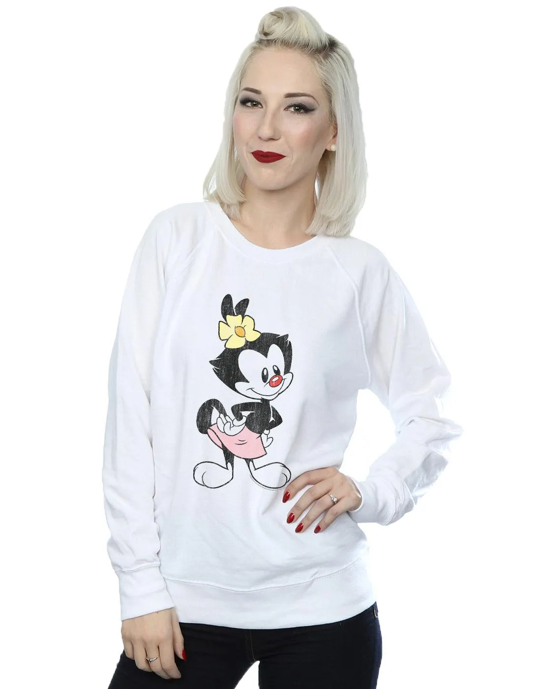 Animaniacs Womens/Ladies Dot Classic Pose Sweatshirt