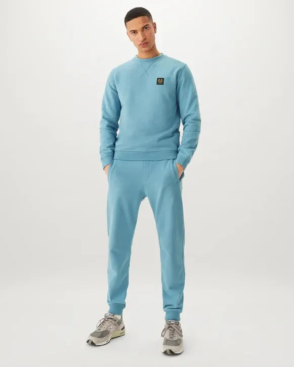 Belstaff Classic Sweat Top in Arctic Blue