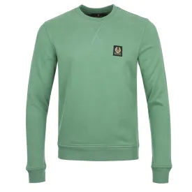 Belstaff Classic Sweat Top in Graph Green