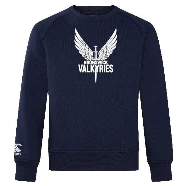 Brunswick Valkyries Club Crew Sweatshirt by Canterbury