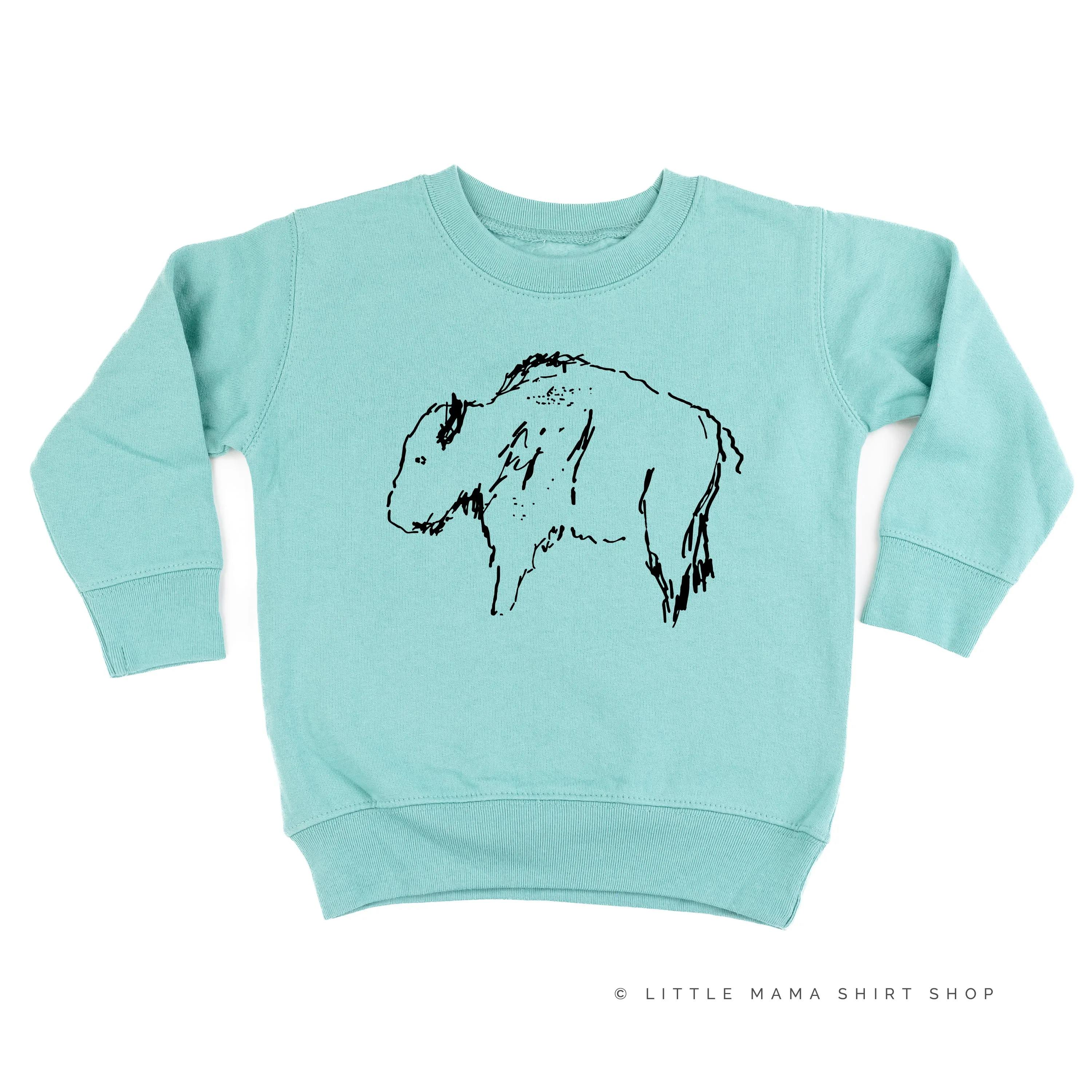Buffalo - Hand Drawn - Child Sweater