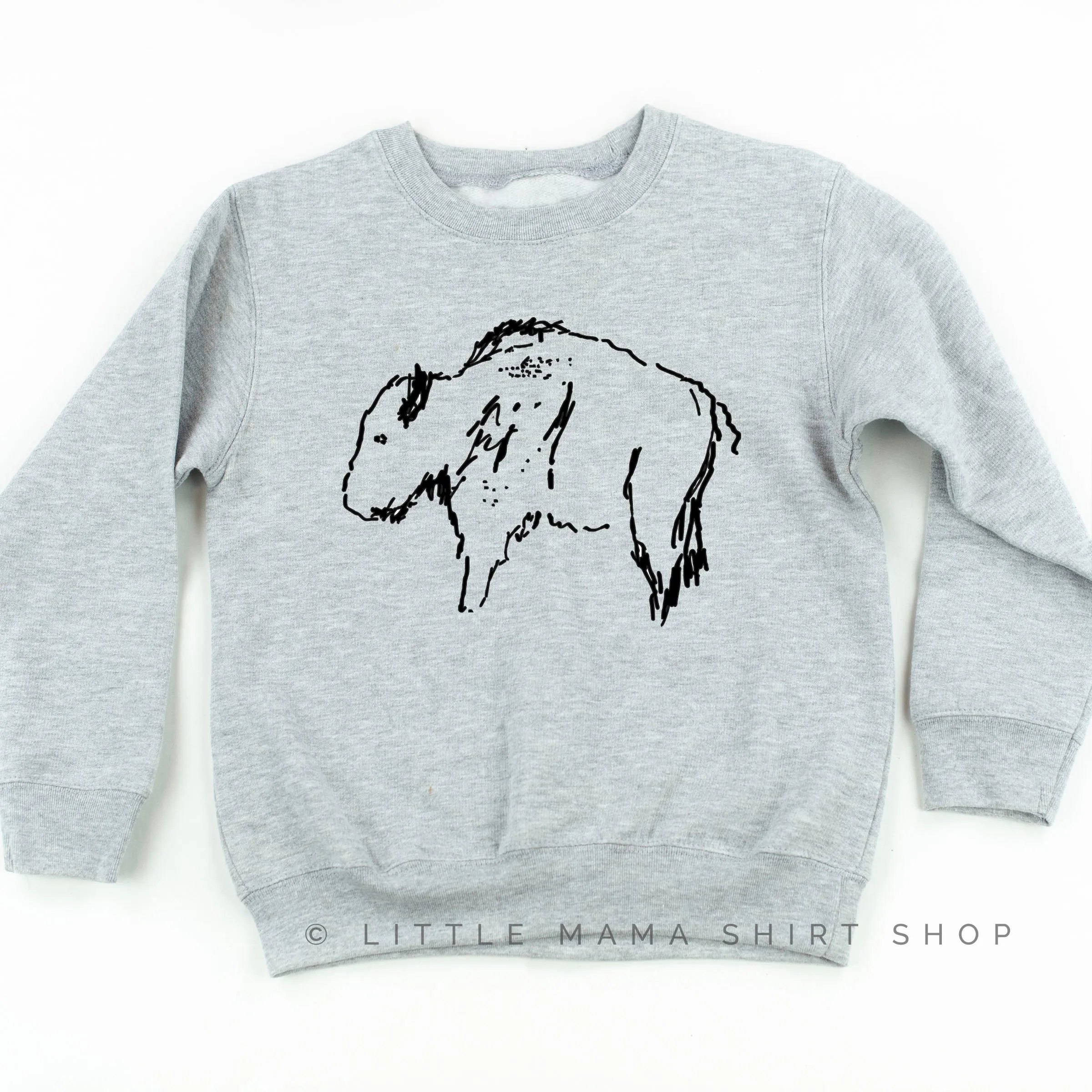 Buffalo - Hand Drawn - Child Sweater