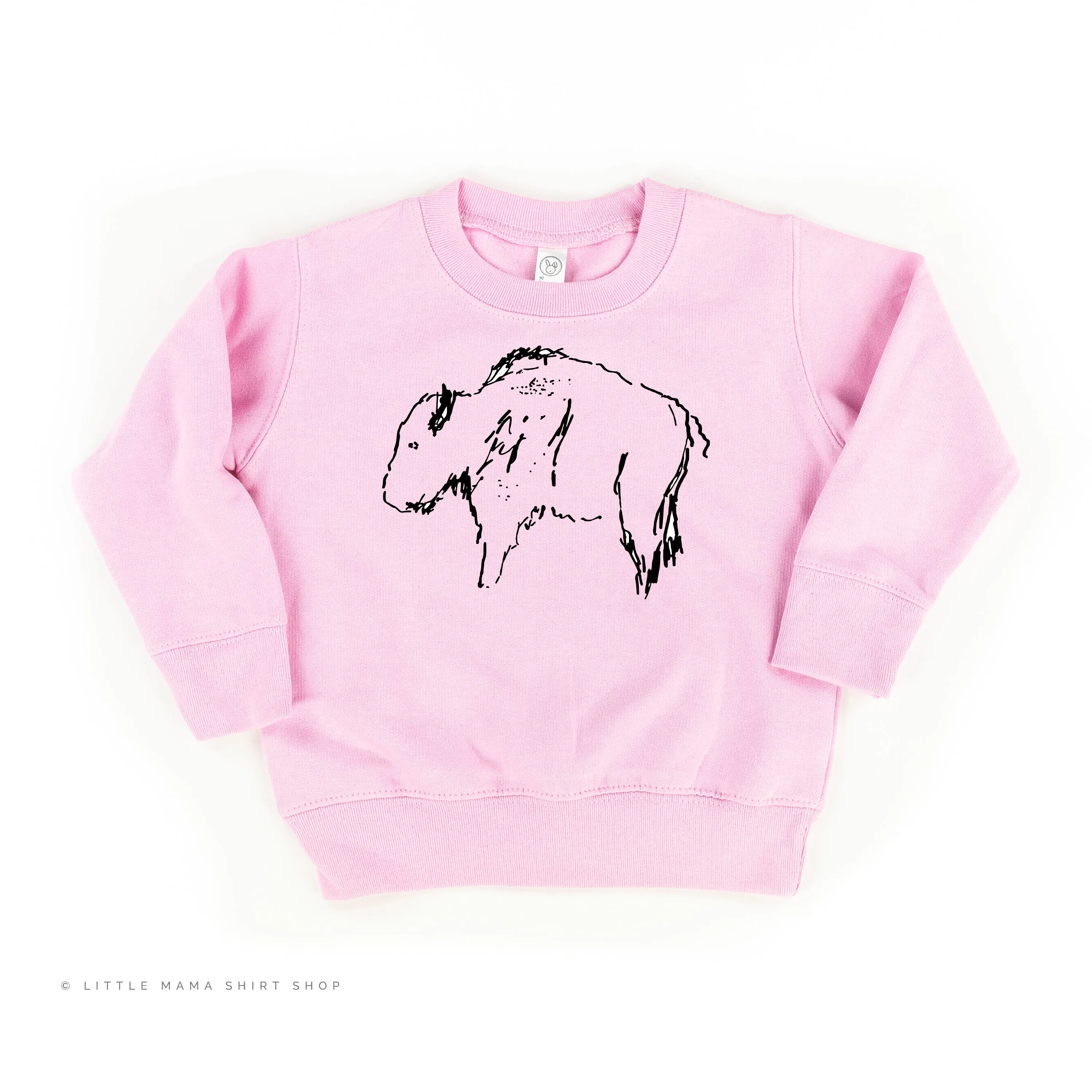 Buffalo - Hand Drawn - Child Sweater