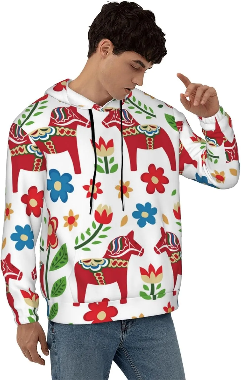 Cool Pullover Hoodie Sweatshirt for Men Women Athletic Hoodies with Pockets