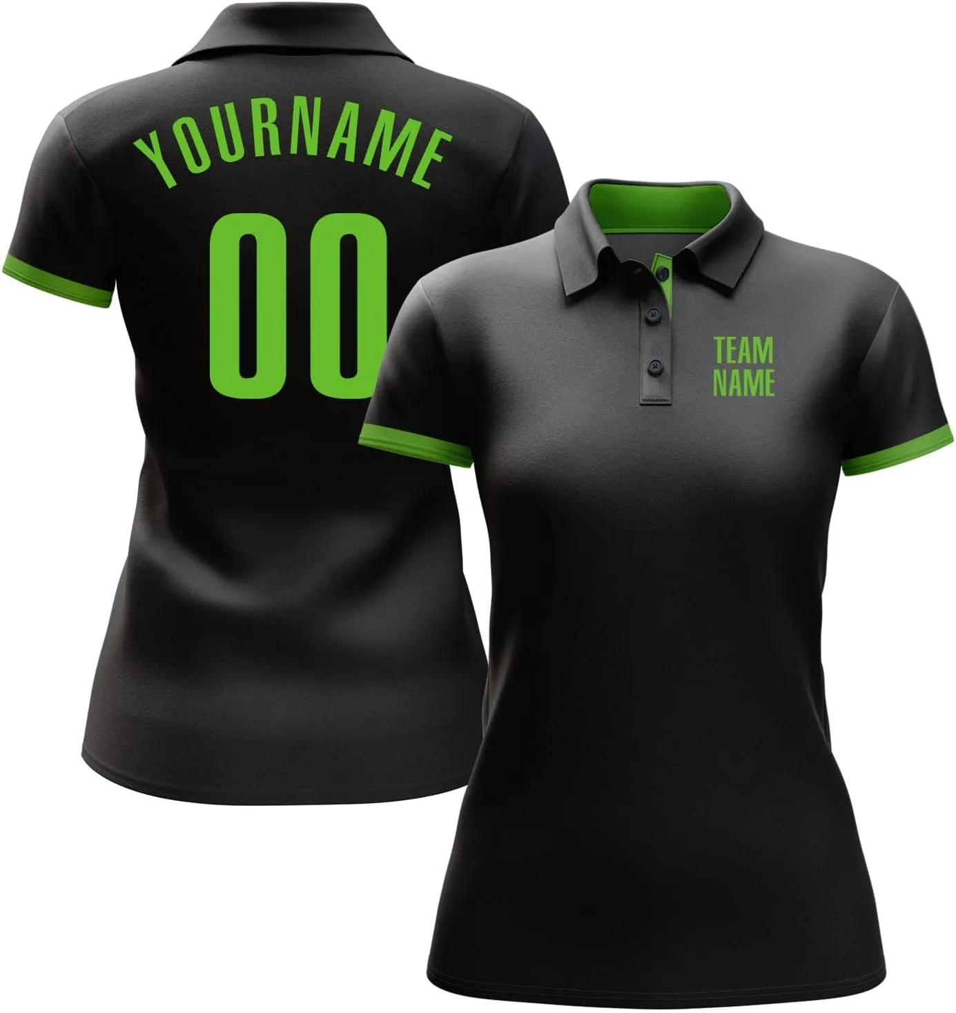 Custom Polo Darts Bowling Golf Shirts for Men Women Youth, Aqua Personalized Polo Shirts Printed Name Number Logo