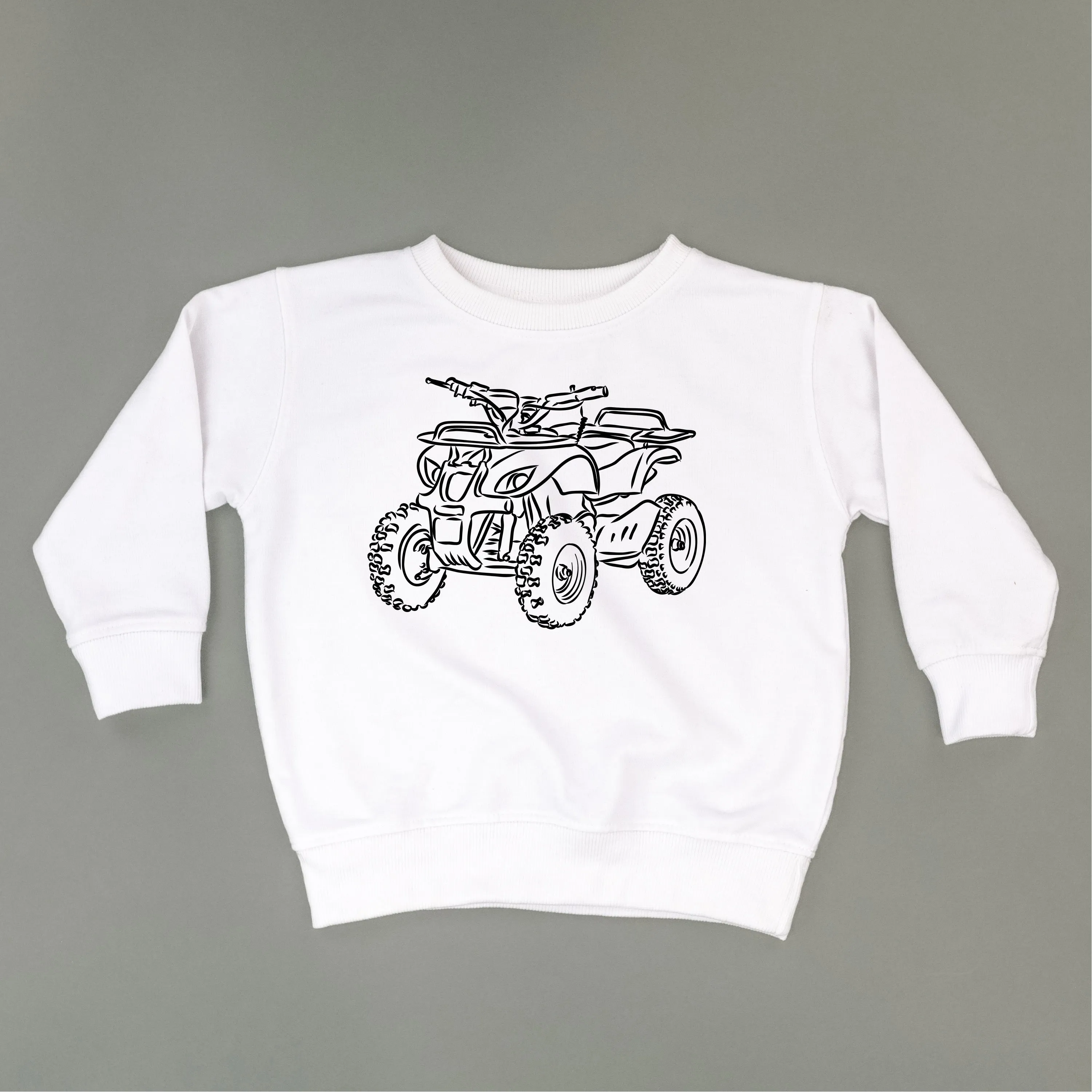 FOUR WHEELER - Minimalist Design - Child Sweater