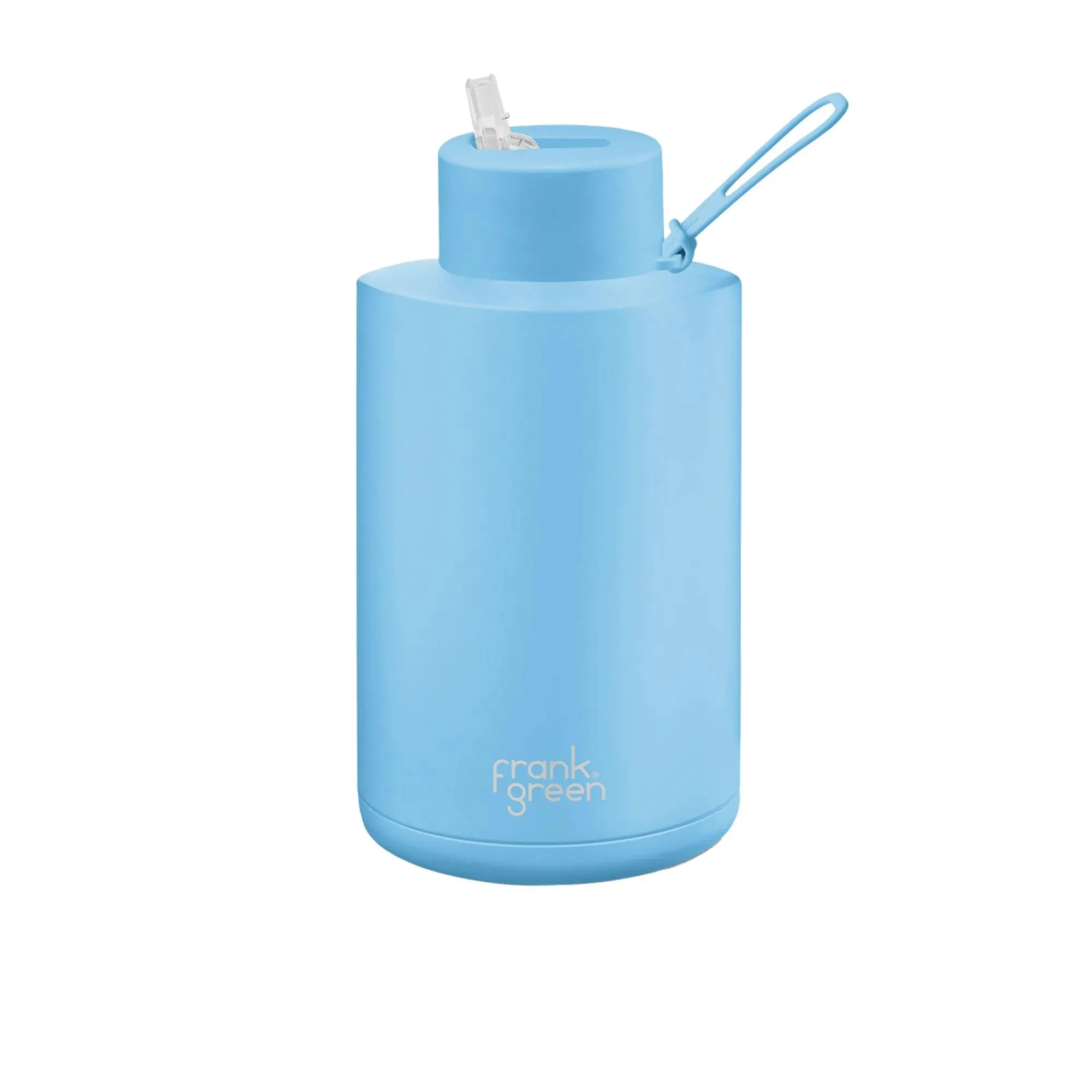Frank Green Sky Blue Ceramic Reusable Bottle 68oz/2000ml