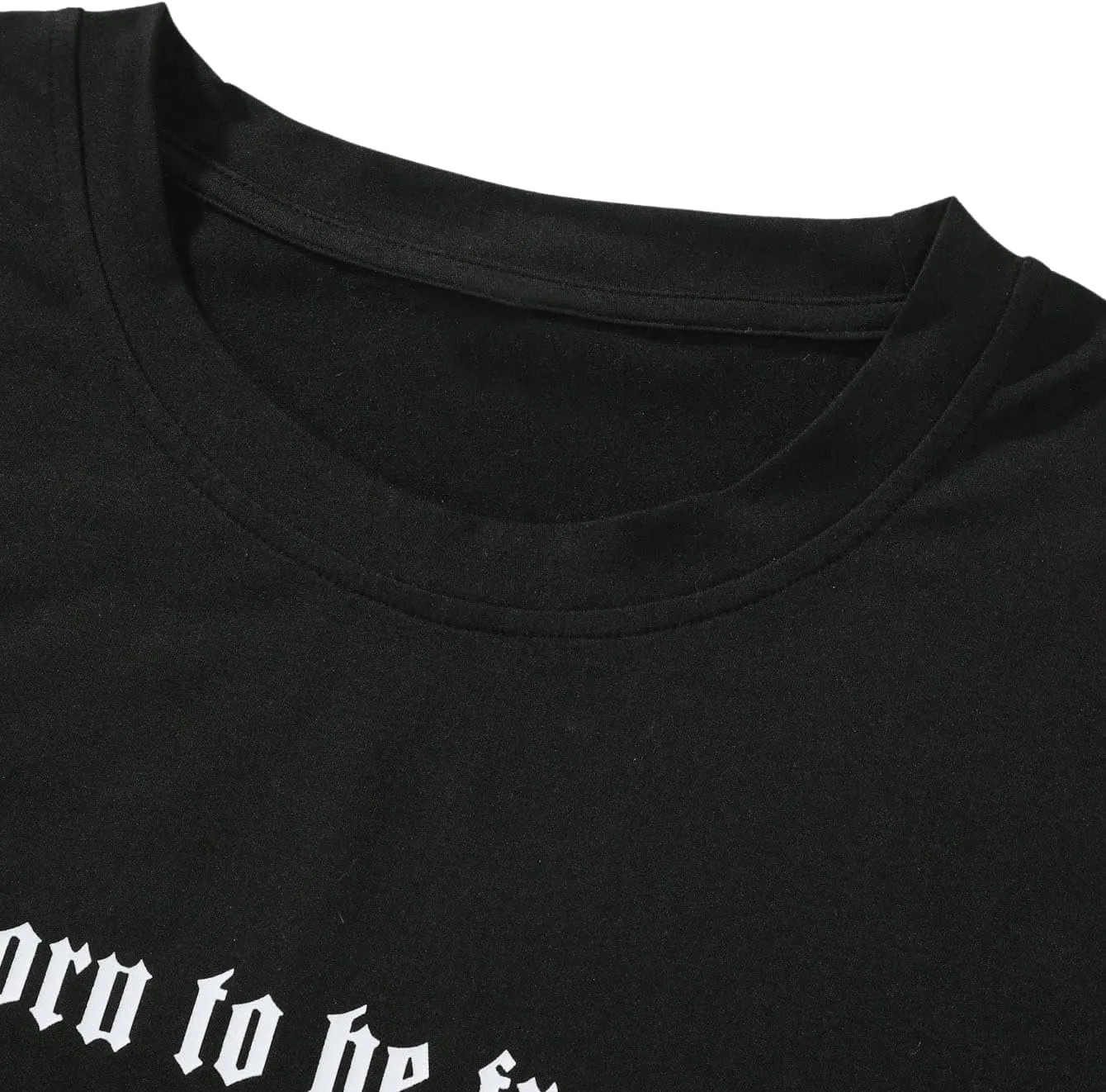 Men's Figure Print Round Neck Drop Shoulder Tee Short Sleeve Regular Pullover T Shirt