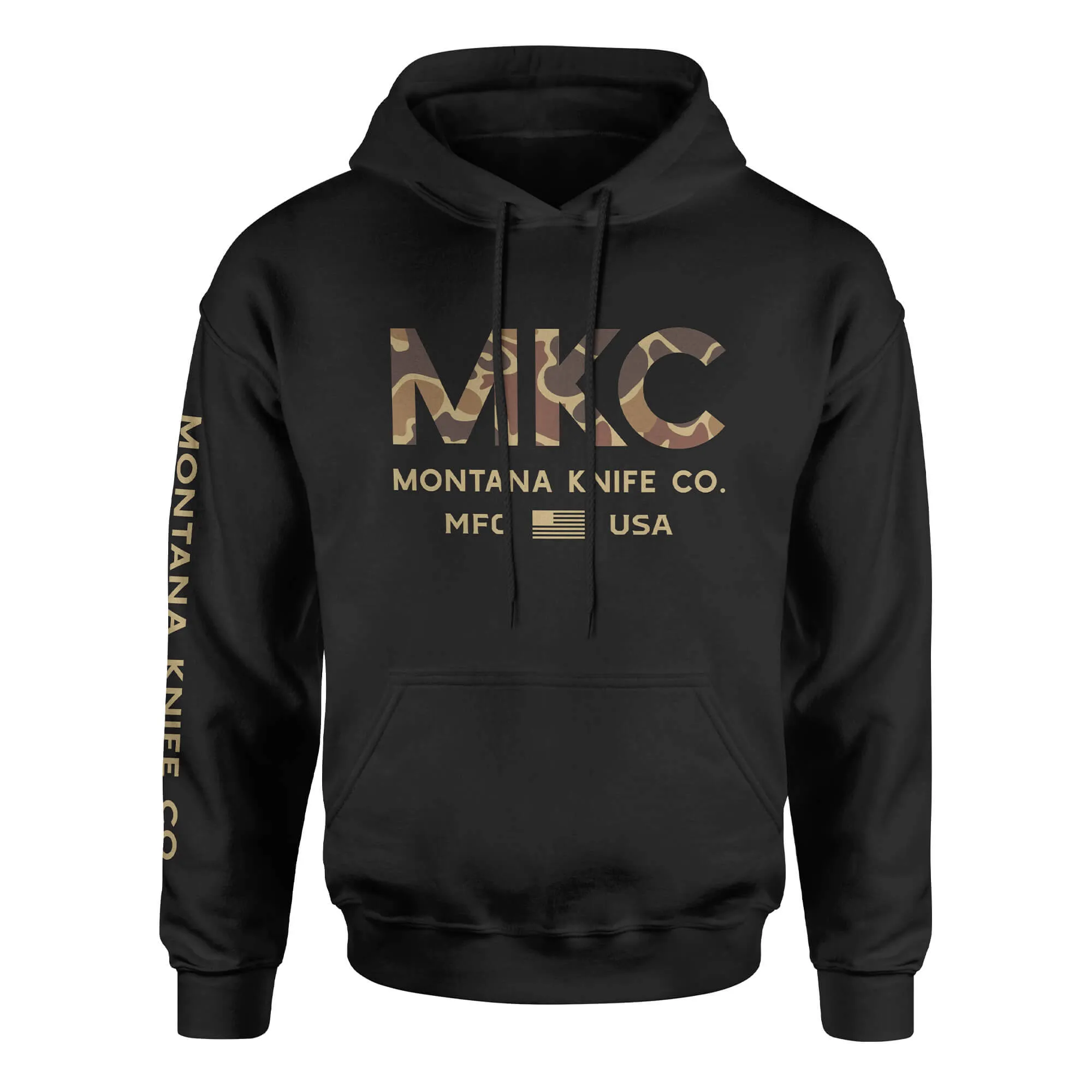 MKC LARGE LOGO HOODIE - BLACK CAMO