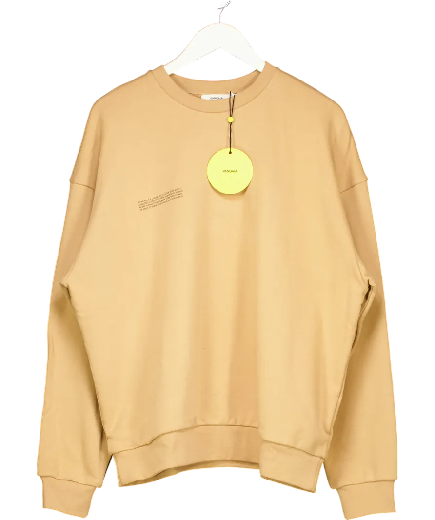 PANGAIA Beige Midweight Sweatshirt UK M