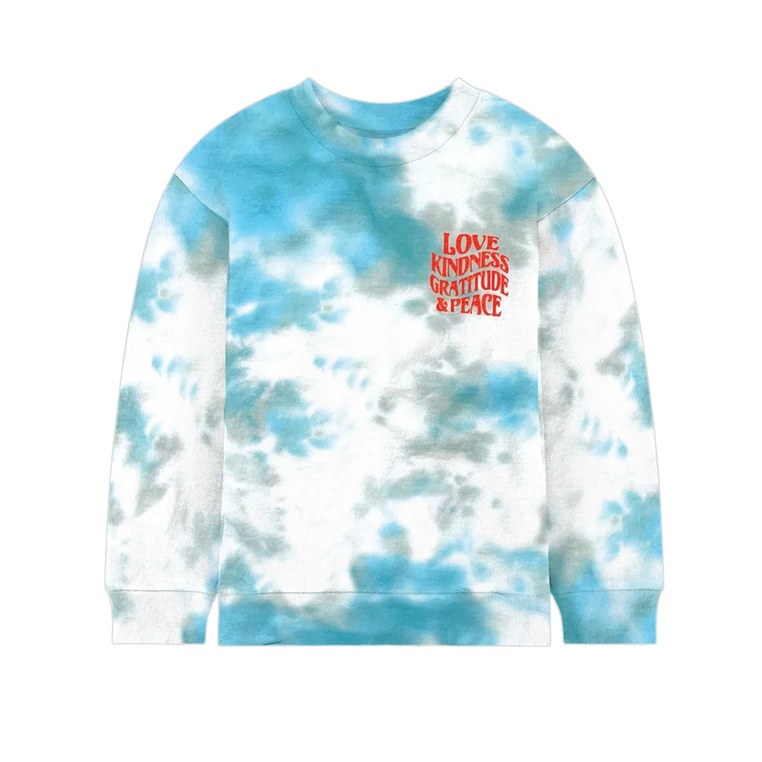 Port213-Love Kindness Tie-Dye Crew Neck-Unisex