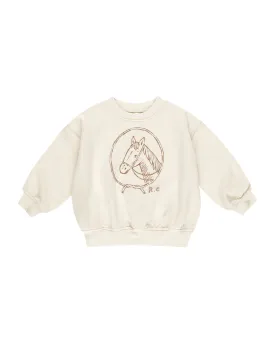 Relaxed Sweatshirt || Horse