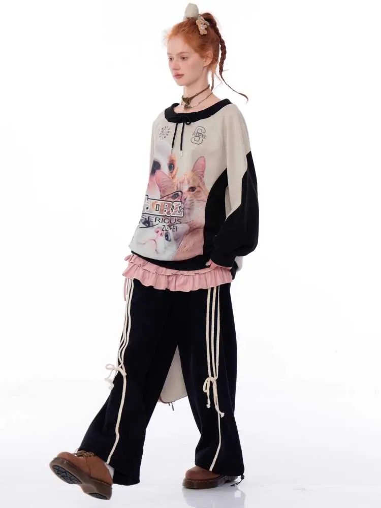 Round neck printed sweatshirt【s0000010149】