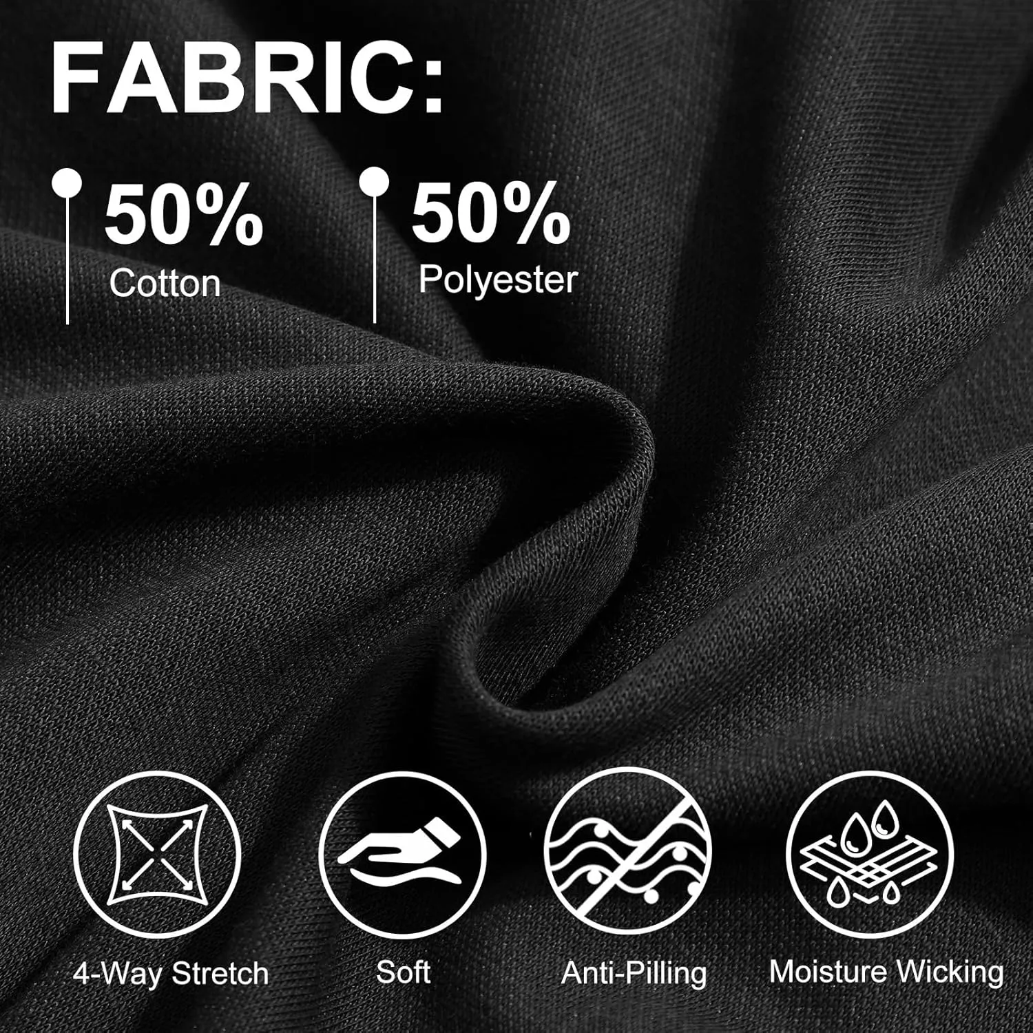 Suwangi Mens Cargo Pants Loose Waist Relaxed Fit Outdoor Elastic Bottom Pants Athletic Drawstring Multiple Pockets Joggers