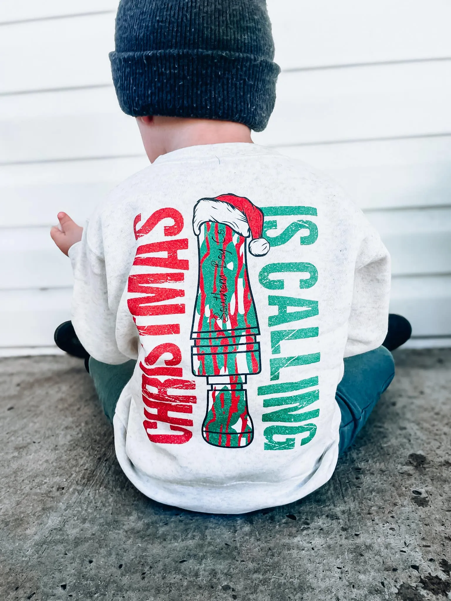 (SWEATSHIRT) Christmas is Calling Kids Fleece