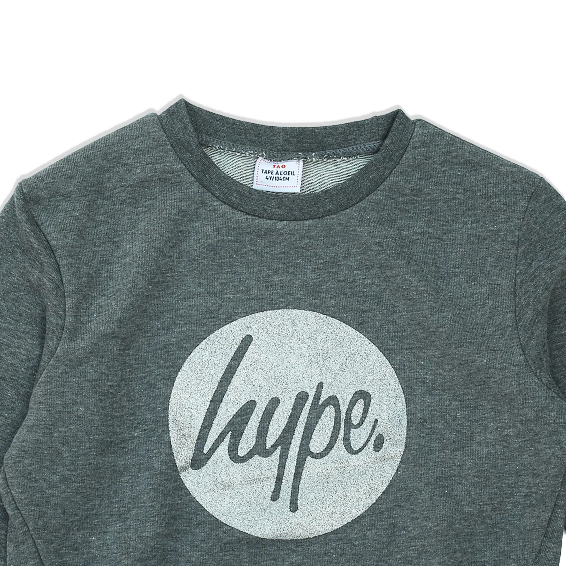 TAPE.A.LOEIL - kids 'Grey' Long Sleeves Printed Terry Sweatshirt TO1121