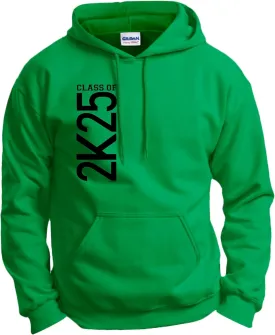 ThisWear 2025 Graduation Class of 2K25 Graduation Long Sleeve Hoodie Sweatshirt