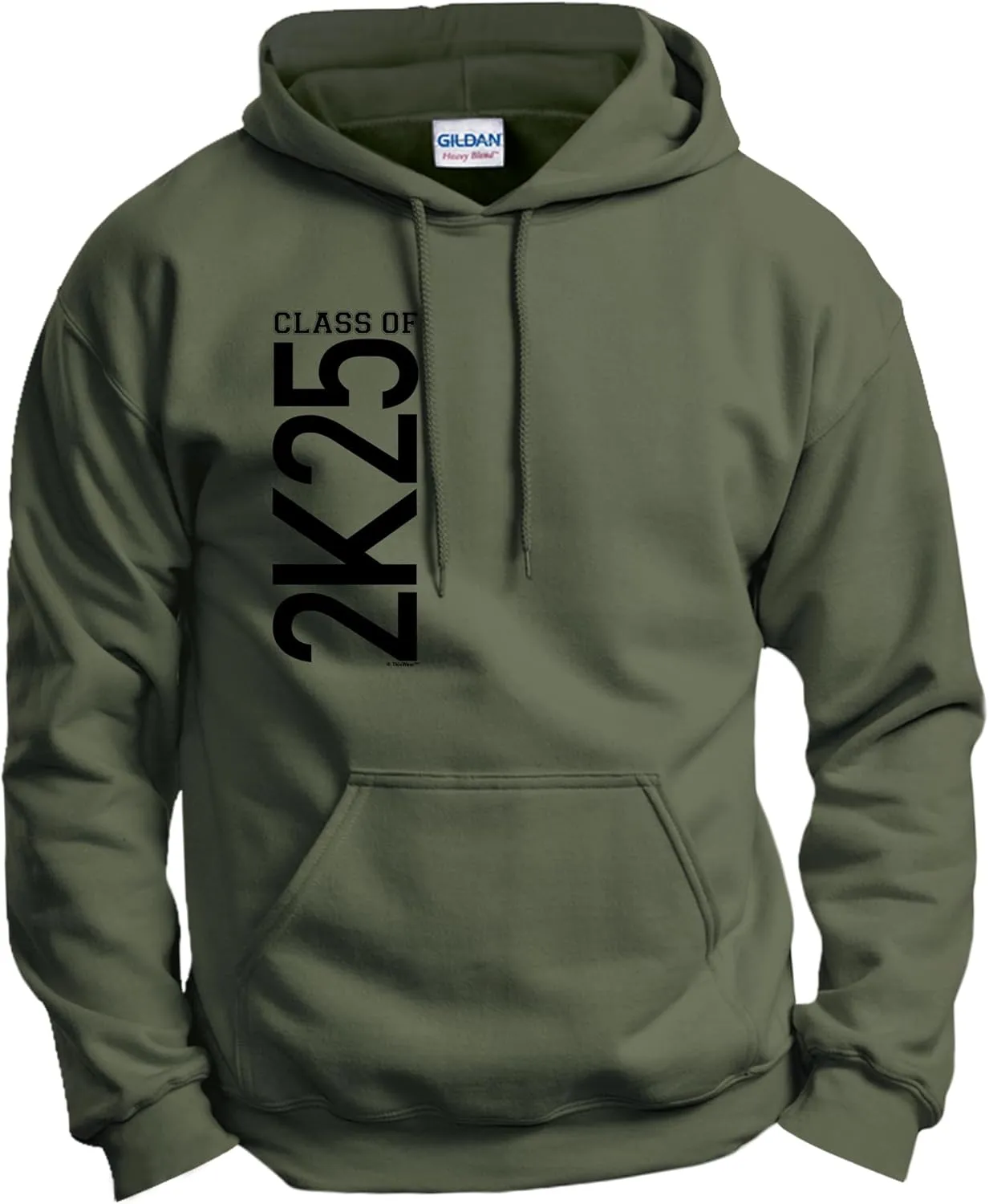 ThisWear 2025 Graduation Class of 2K25 Graduation Long Sleeve Hoodie Sweatshirt