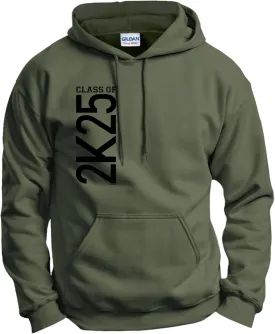 ThisWear 2025 Graduation Class of 2K25 Graduation Long Sleeve Hoodie Sweatshirt