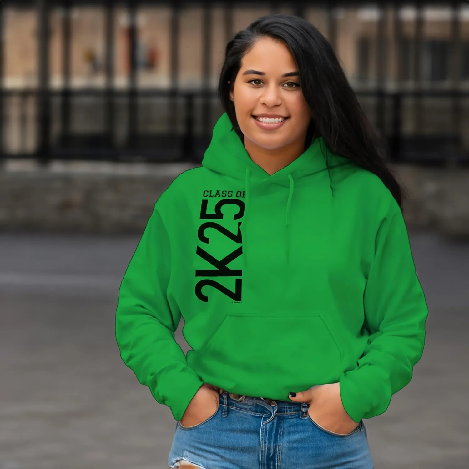 ThisWear 2025 Graduation Class of 2K25 Graduation Long Sleeve Hoodie Sweatshirt