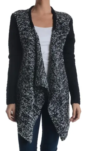 Zendo Two Tone Open Sweater Cardigan